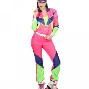 80er Jahre Trainingsanzug Damenkostüm 56