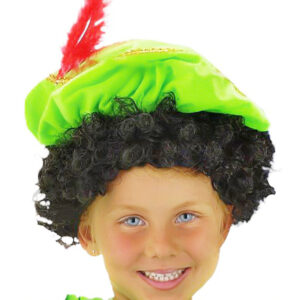 Lockenkopf Kinder Perücke schwarz