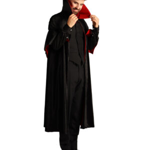 Luxuriöser Vampir Umhang mit Stehkragen