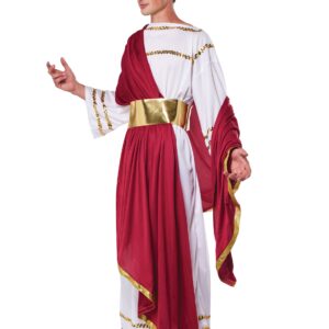 Cäsar Römer Kostüm XXL rot-weiss