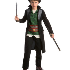 Jacob Assassin's Creed Teen-Kostüm schwarz-bunt