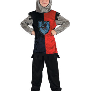 Ritter-Jungenkostüm Mittelalter grau