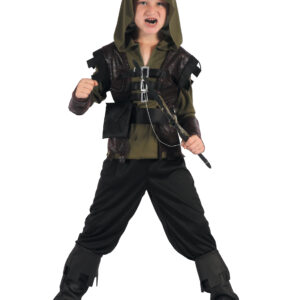 Bogenschützen-Kinderkostüm Abenteurer grün