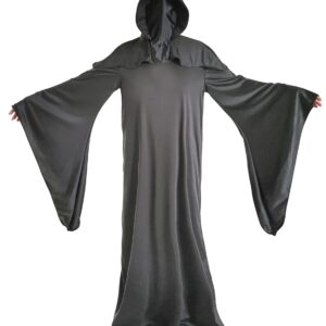Sensenmann Gesichtsloser Tod Halloween Kostüm schwarz